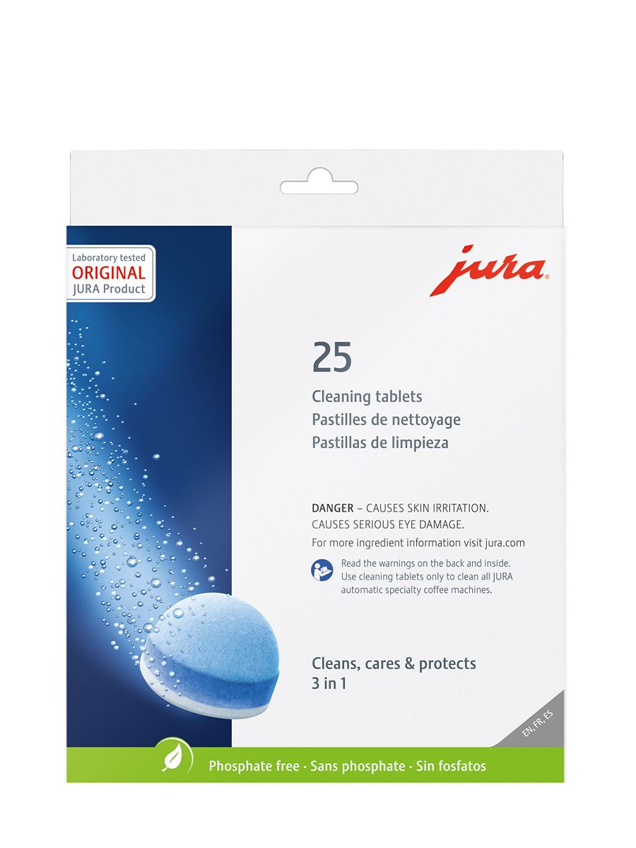 3-Phase Cleaning Tablets, 25 Pack packaging