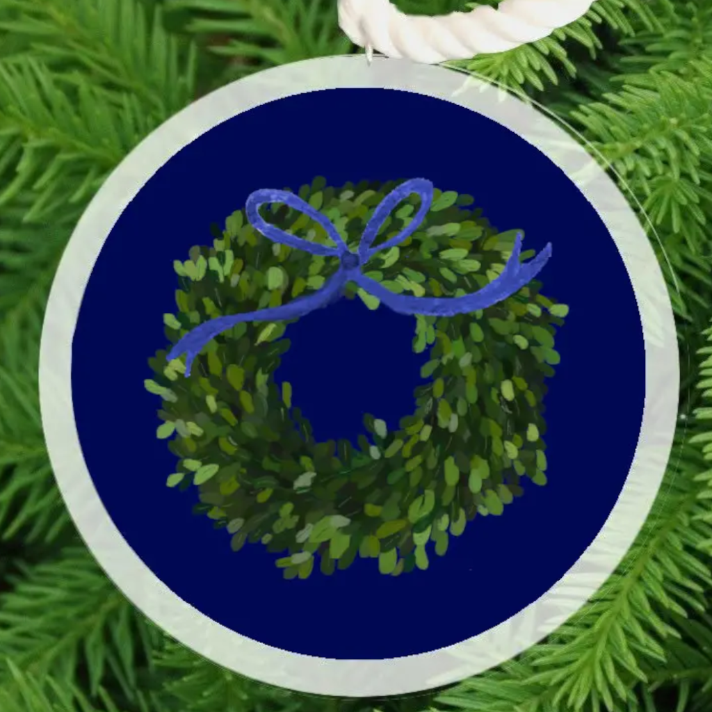 Christmas Ornament - Boxwood Wreath