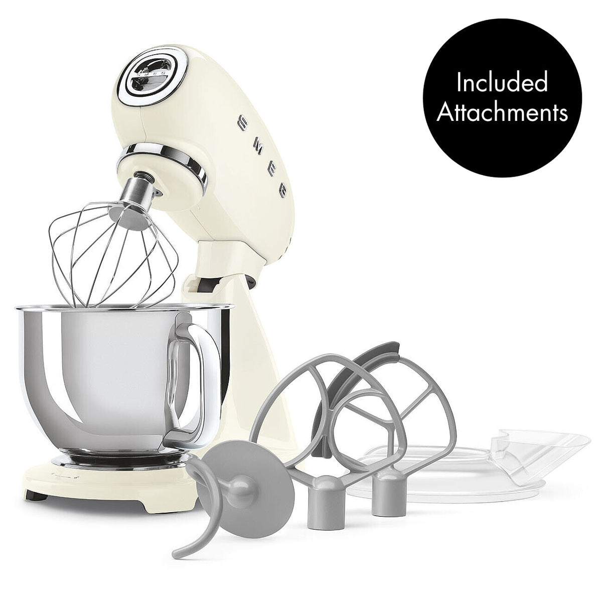 SMEG Forte Stand Mixer (SMF05) – Cream