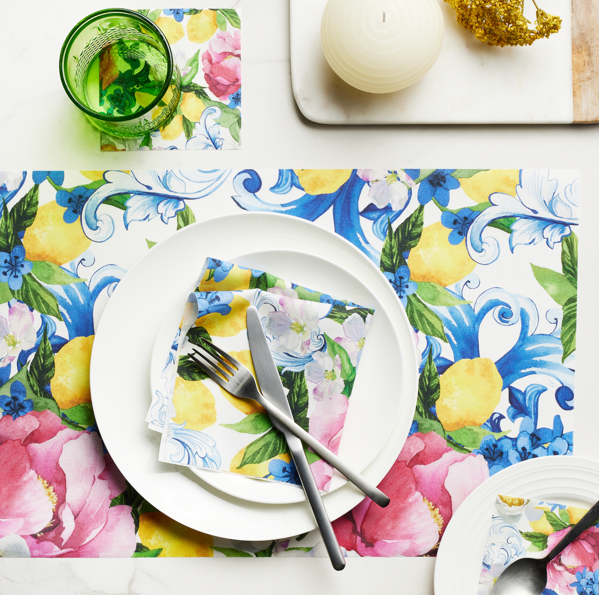 CECI New York X MY DRAP Fiorella Cotton Cocktail Napkins