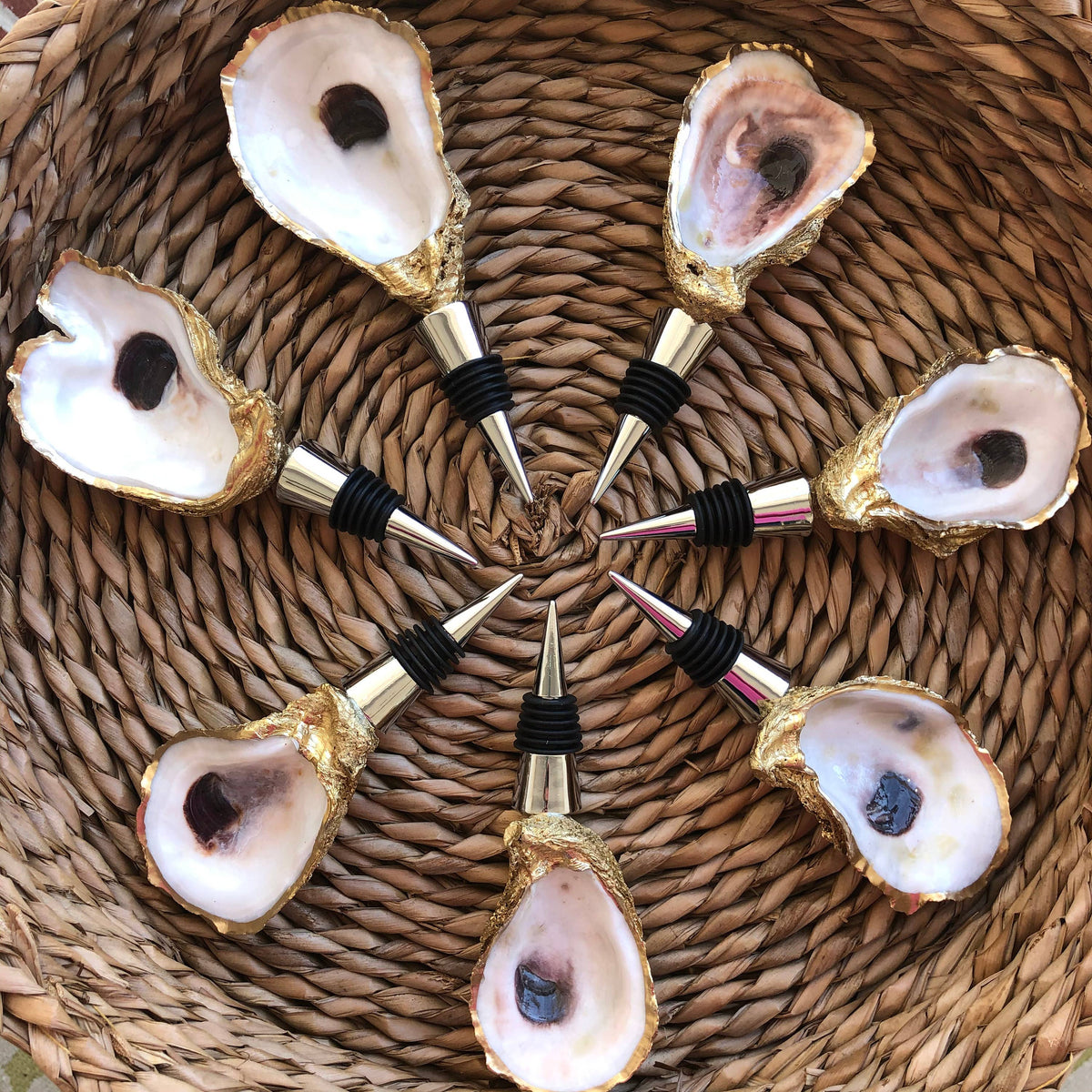 Oyster Shell Wine Stopper