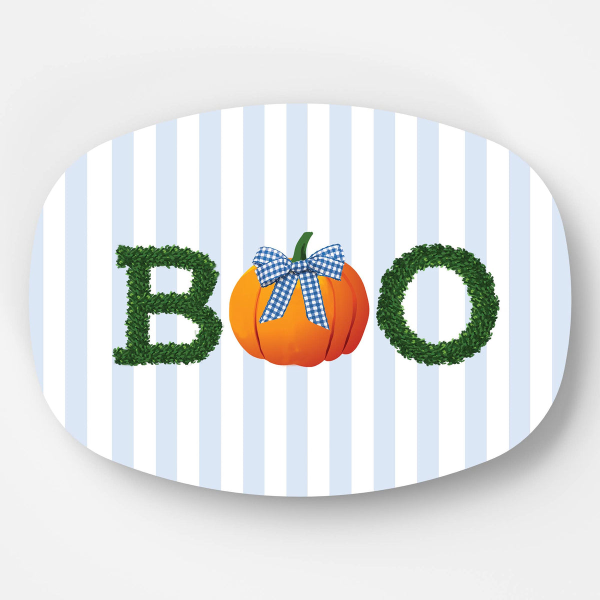 QUICK SHIP! WH Serving Platter | Halloween BOO Boxwood