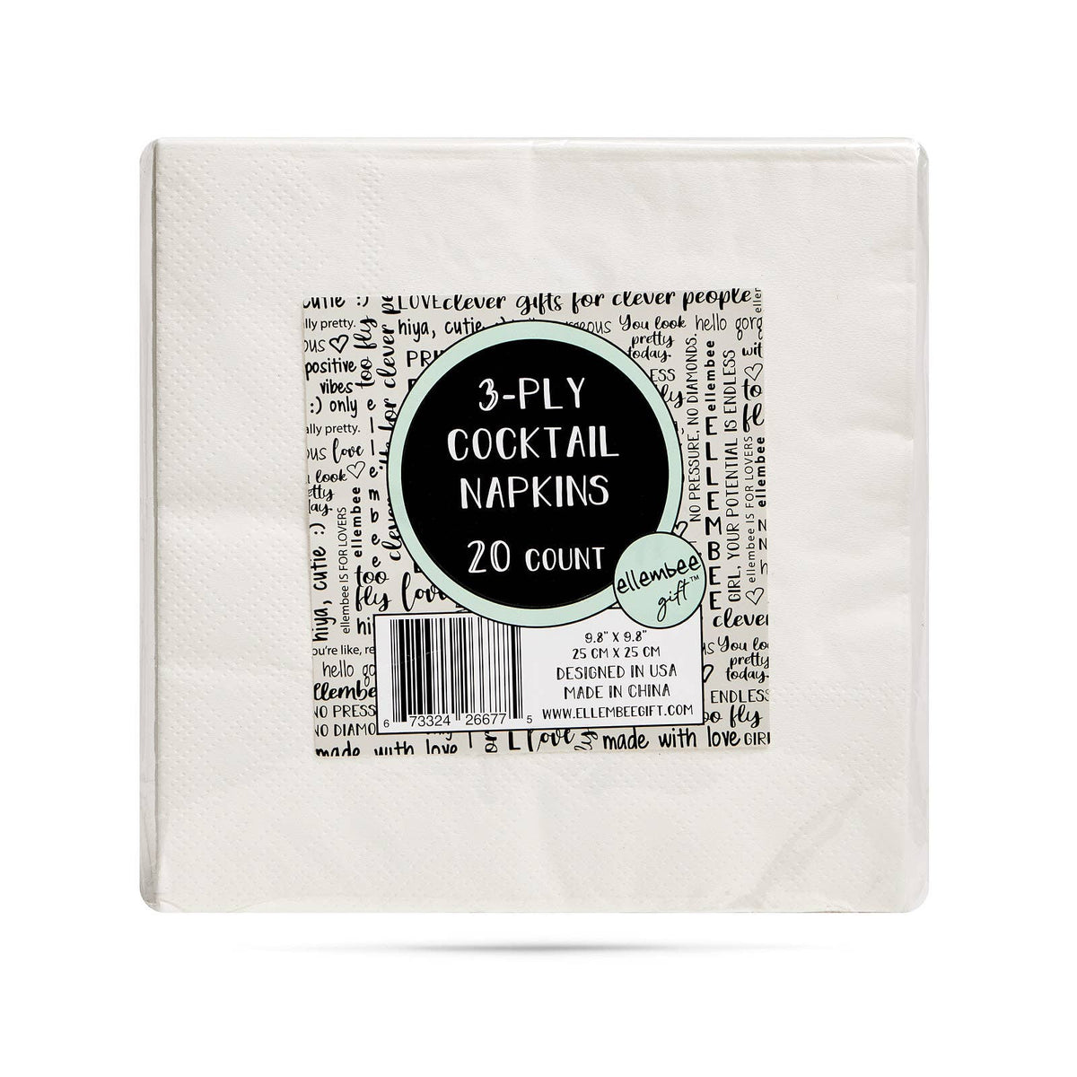 Some women like to be wined and dined Cocktail Napkins