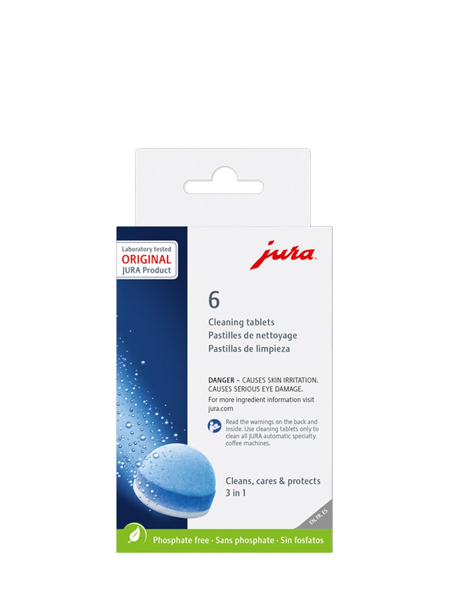 3-Phase Cleaning Tablets, 6 Pack packaging