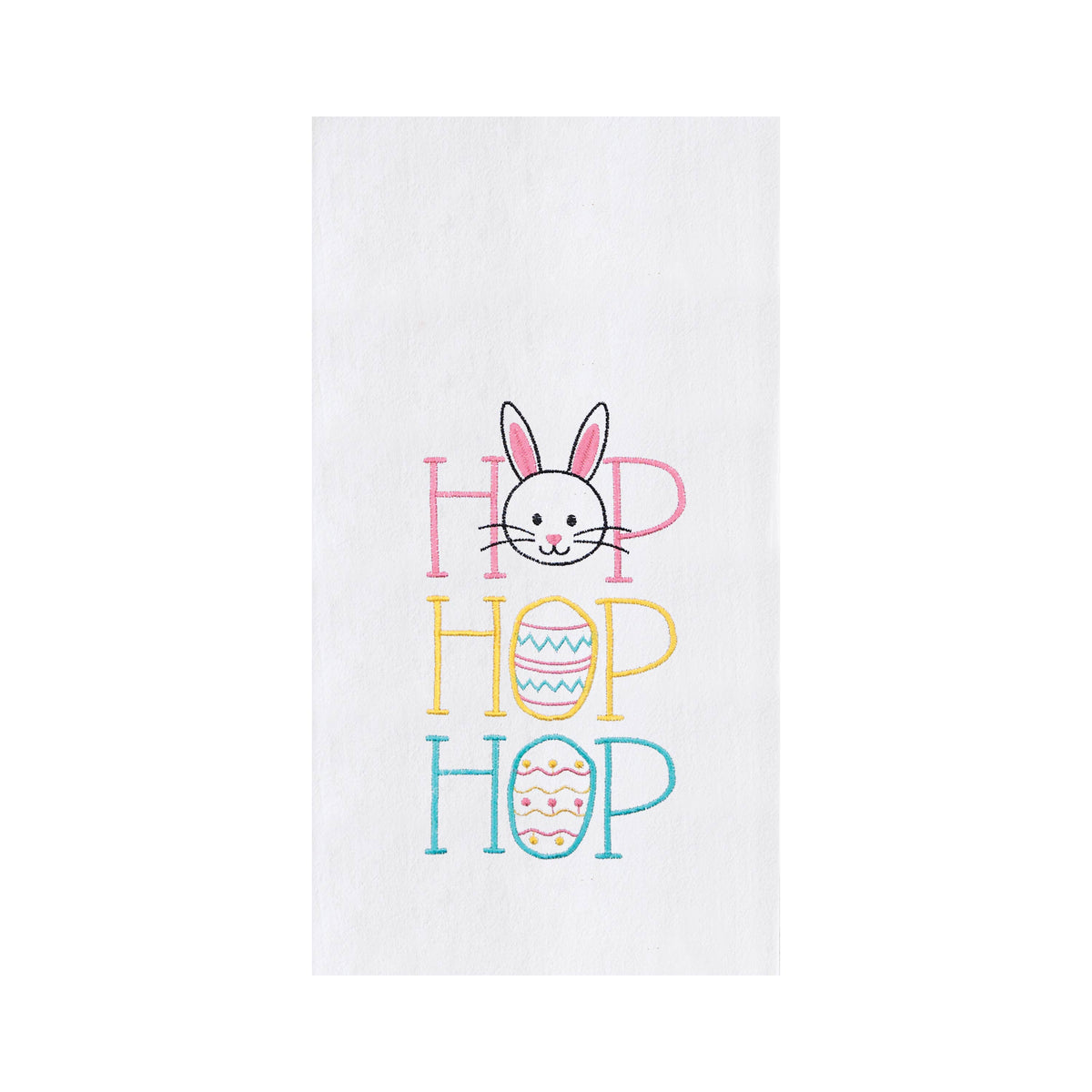 Easter Bunny Hop Hop Hop Kitchen Towel