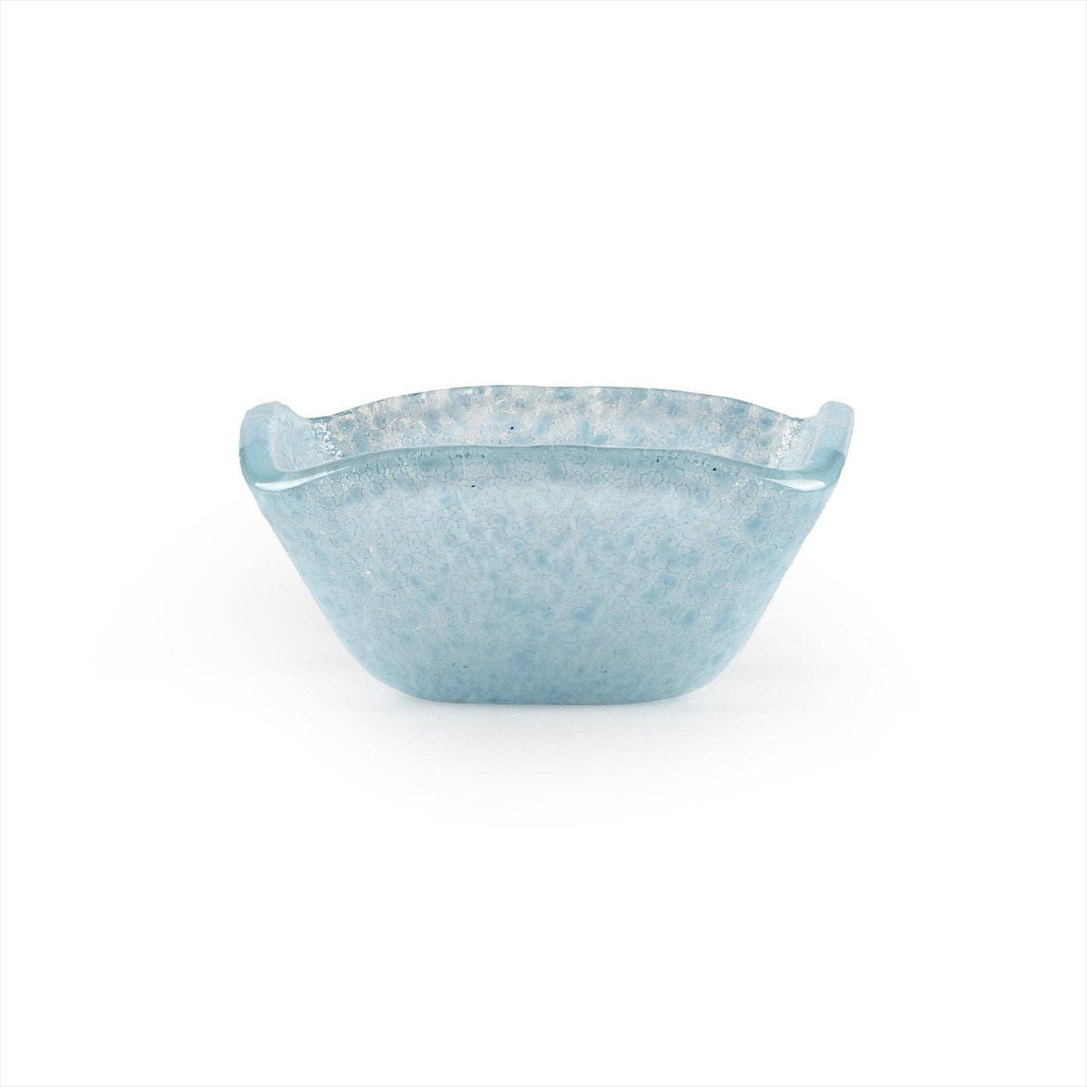Glass Dinnerware 2.25" x 2.25" x h:1.5" 2 oz. Square Blue Glass Ramekin (Set of 6)