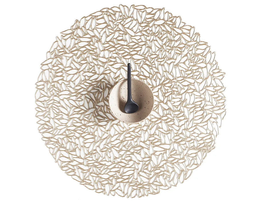 Pressed Petal Mat Champagne
