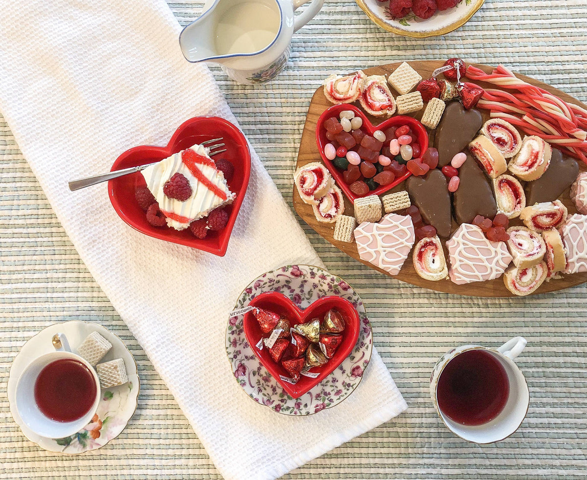 Small Heart Board with Heart Shaped Bowl