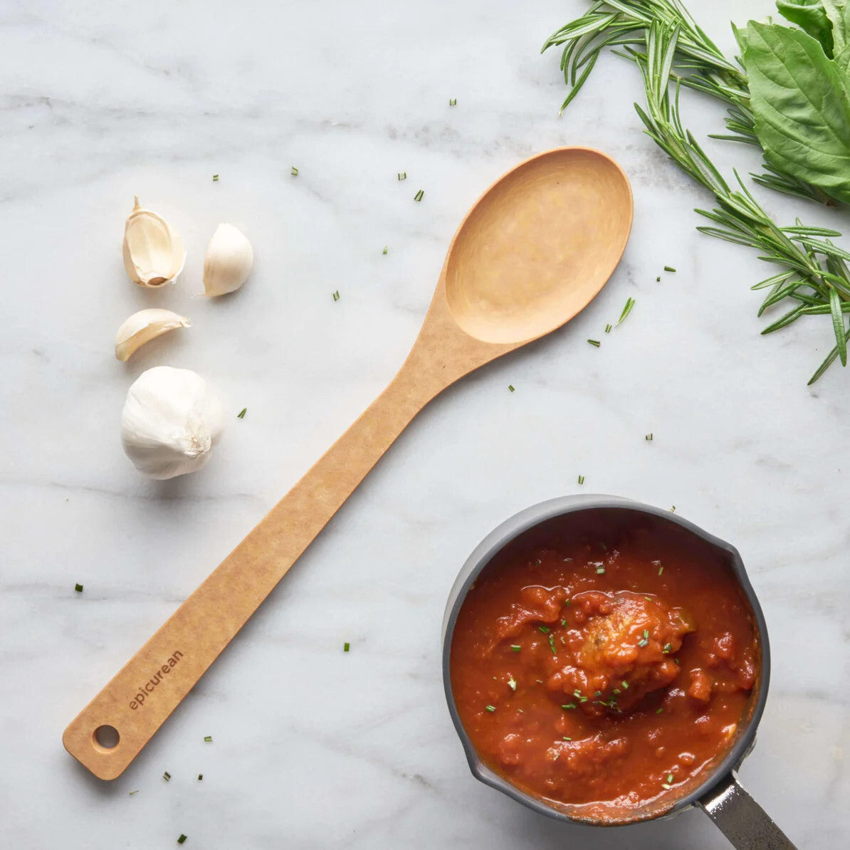 Chef Series Large Spoon Natural / 13.44"
