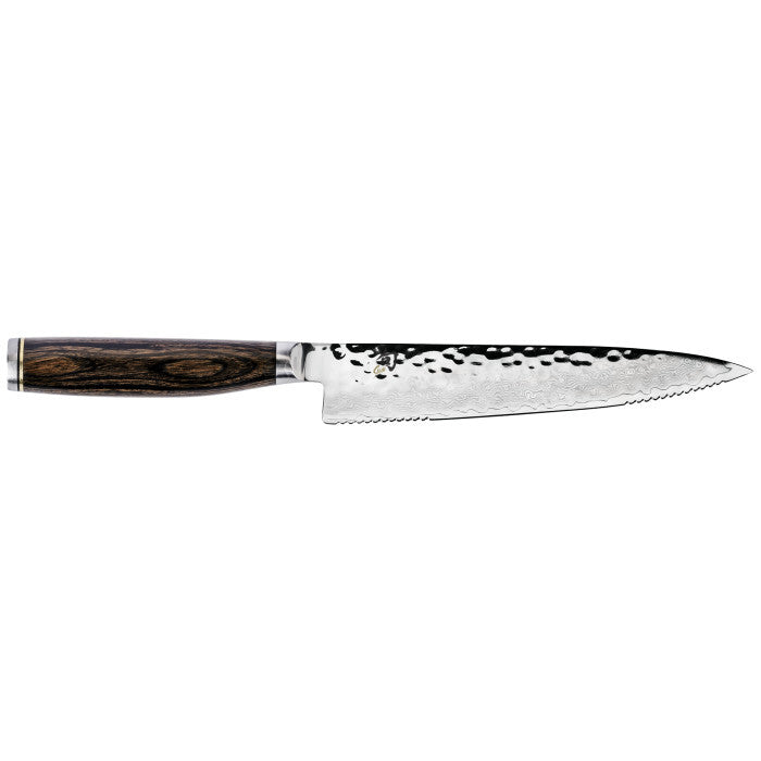 Shun Premier Serrated 6.5" Utility