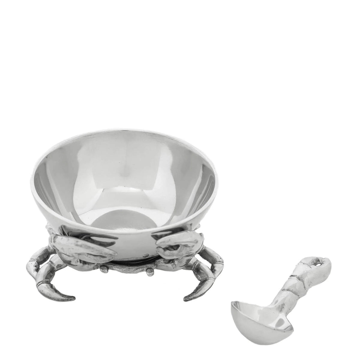 3 pc Crab Condiment Bowl & Server