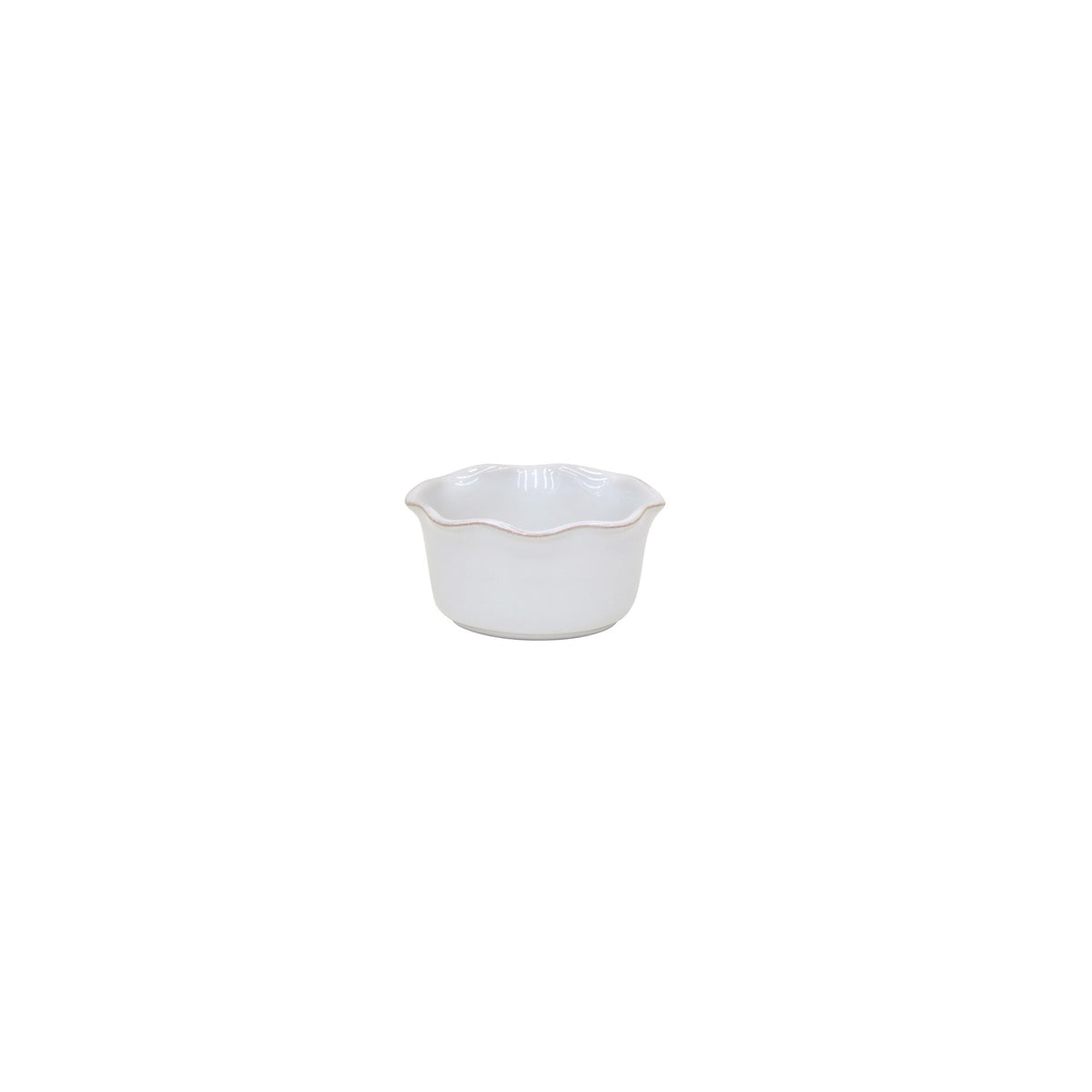 White Oval Ruffled Ramekin Cook & Host by Casafina