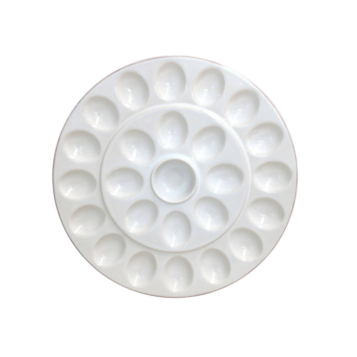 White Egg Platter Cook & Host by Casafina