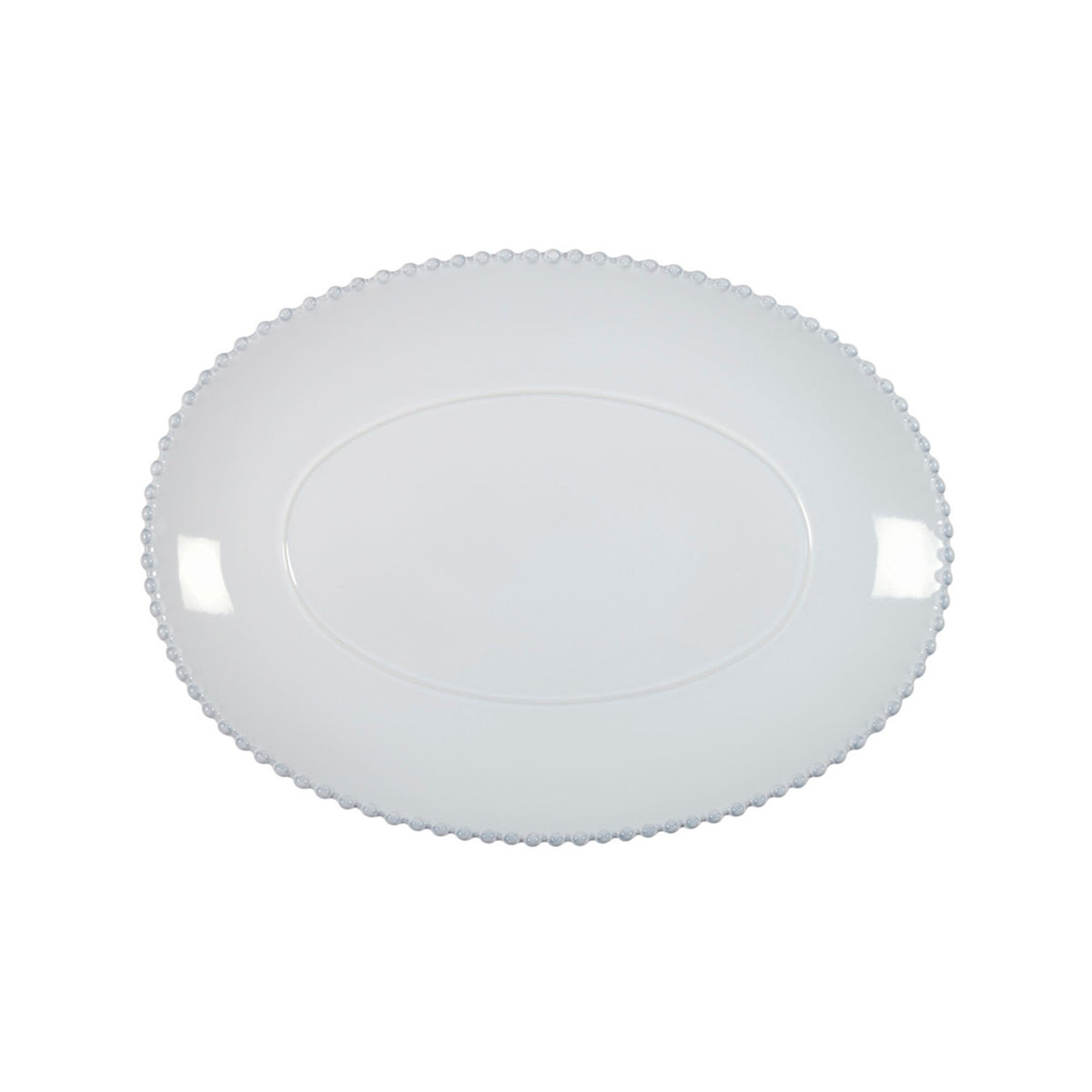 Pearl Oval Platter Pearl 16"