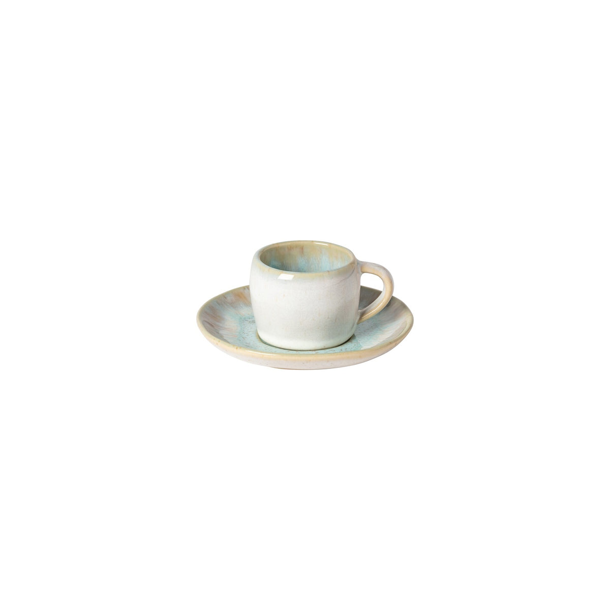 Coffee Cup and Saucer Eivissa by Casafina Sea Blue