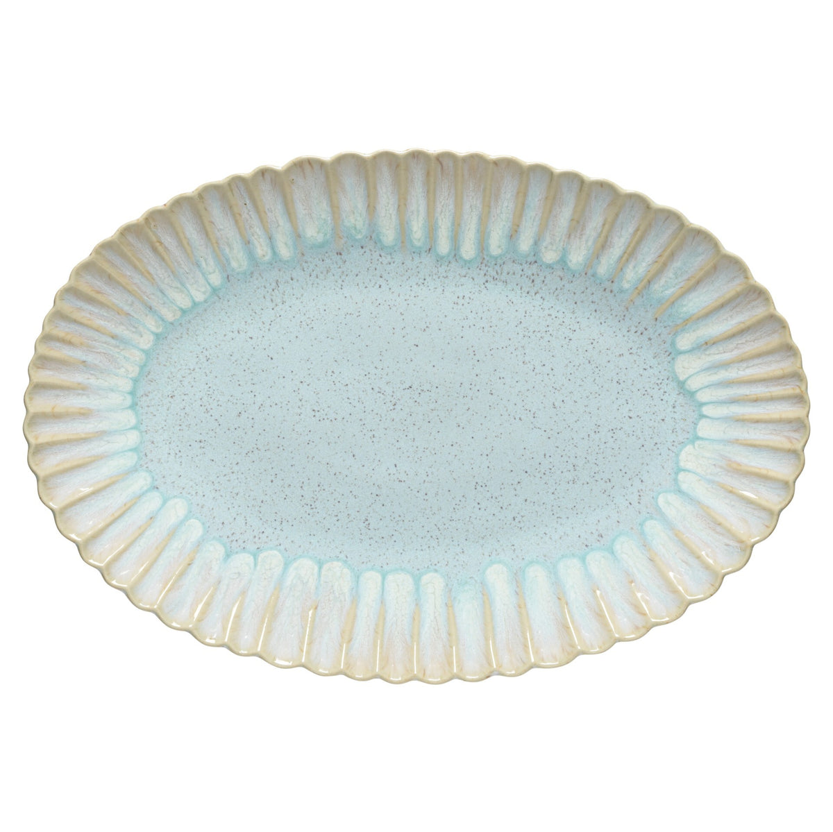 Oval Platter Mallorca by Casafina Sea Blue
