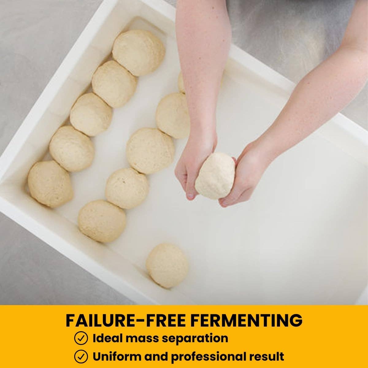 L'Oro Del Sud, Dough Proofing Box (2 Pack + Lid), White