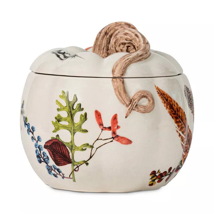 Forest Walk 6" Pumpkin with Lid