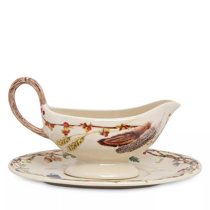 Forest Walk Sauce Boat and Stand