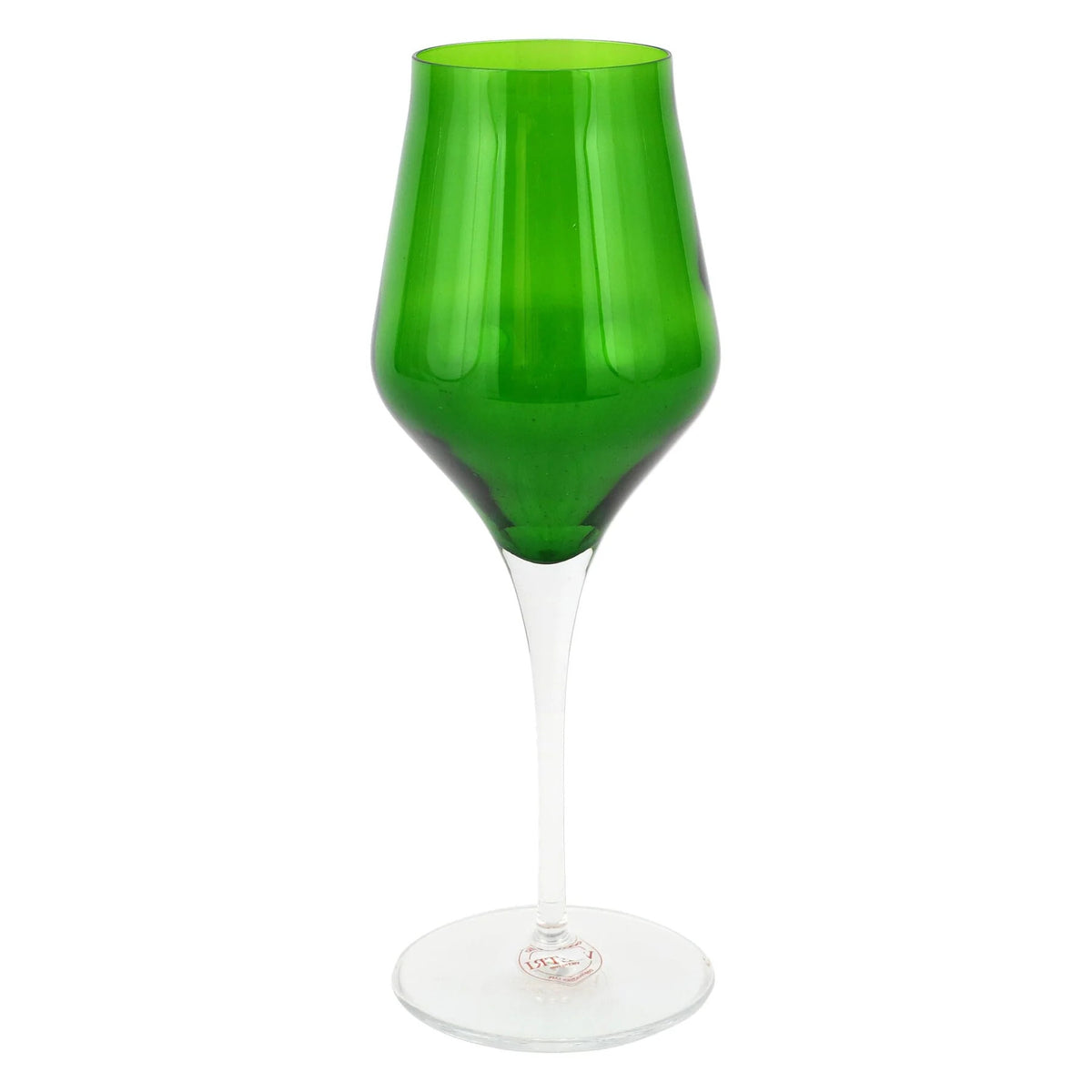 Contessa Emerald Green Wine Glass