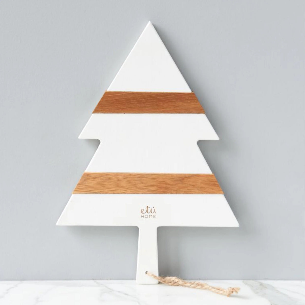 White Mod Tree Charcuterie Board