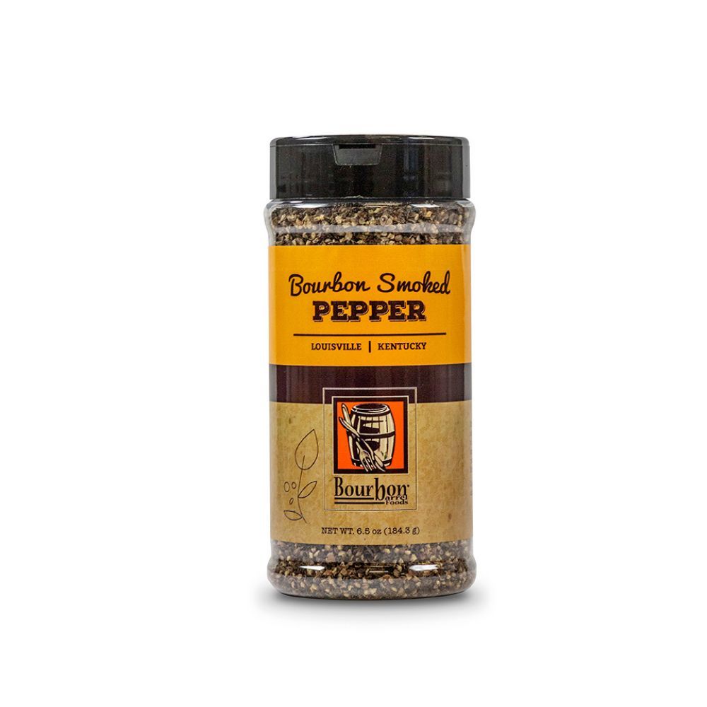 Bourbon Smoked Pepper-Quarter Cracked 6.5 oz (Shaker Size)