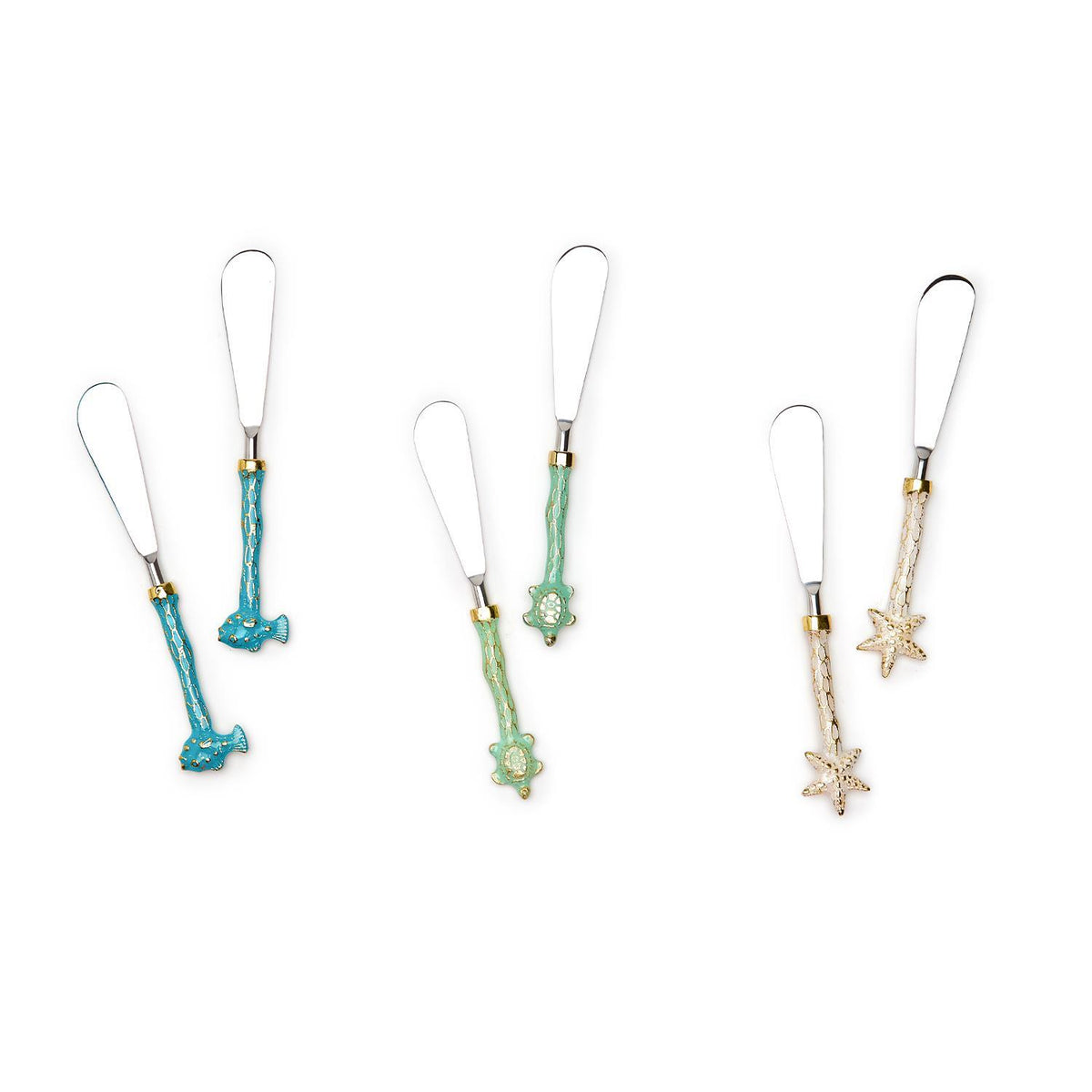 Sea Life S/2 Spreaders Asst 3 Styles