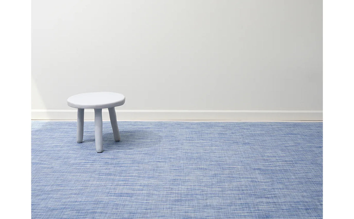 LTX Mini Basketweave Floor Mat 26x72 Small Runner - Chambray
