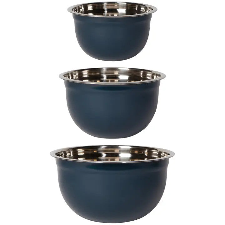 Matte Steel Ink Mixing Bowls Set of 3