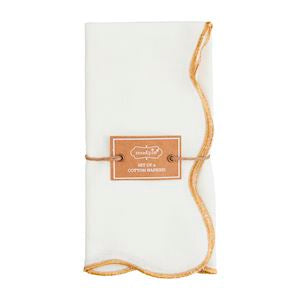 Gold Scallop Napkin Set