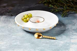 Gold Bead Chip & Dip Set