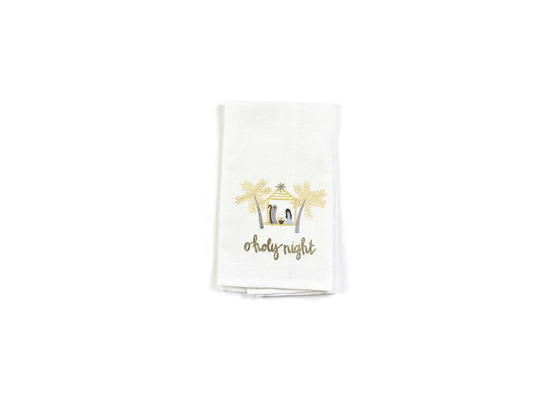 Nativity O Holy Night Small Hand Towel