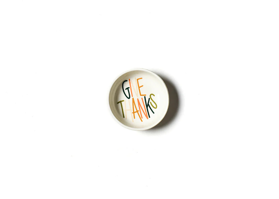 Give Thanks Round Dipping Bowl