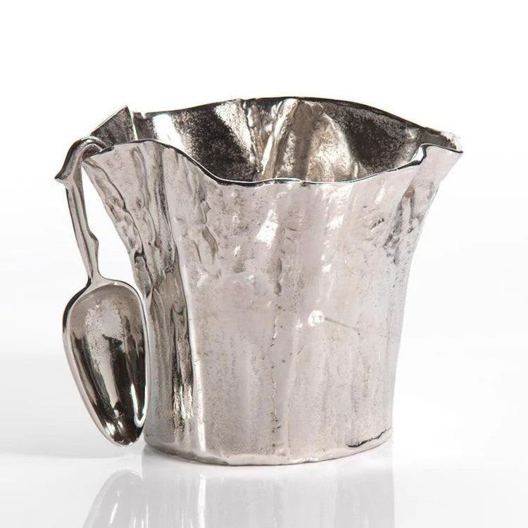 Artisan Aluminum Ice Bucket with Scoop