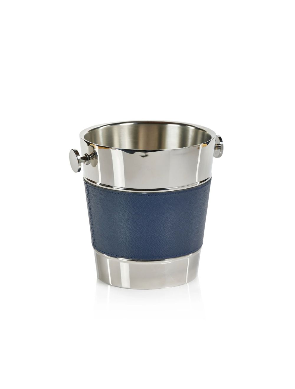 Laguna Double Nickel & Leather Wall Wine Cooler