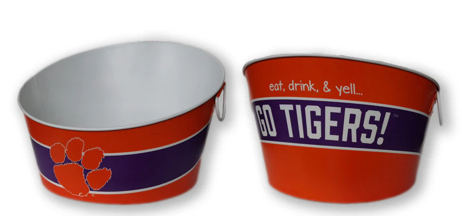 Clemson Metal Drink Tub*