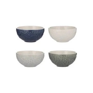 Mason Cash Nautical Food Prep Bowls-Set 4
