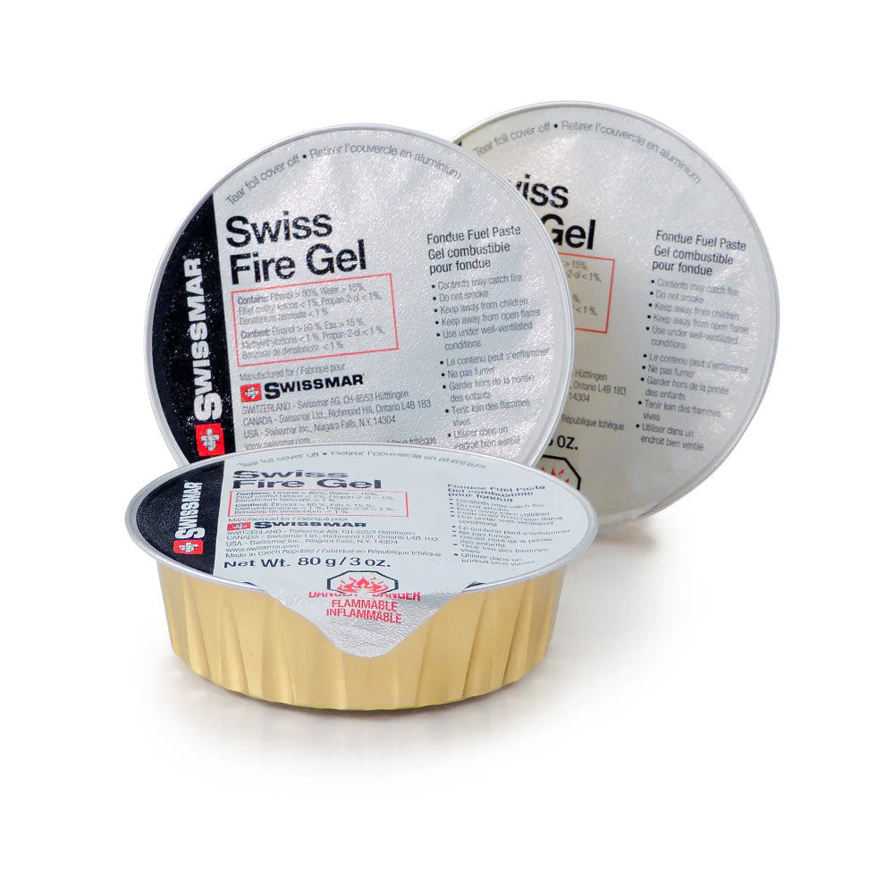 Swiss Fire Gel Cans - 3 x 80g / 3 x 3 oz