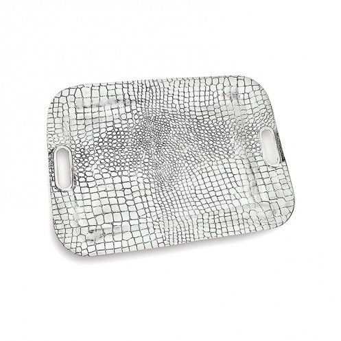 Pieles Croc XL Rect Platter with Handles