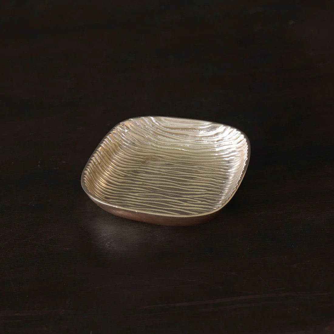 Sierra Modern Ripples Small Dip Bowl (Gold)