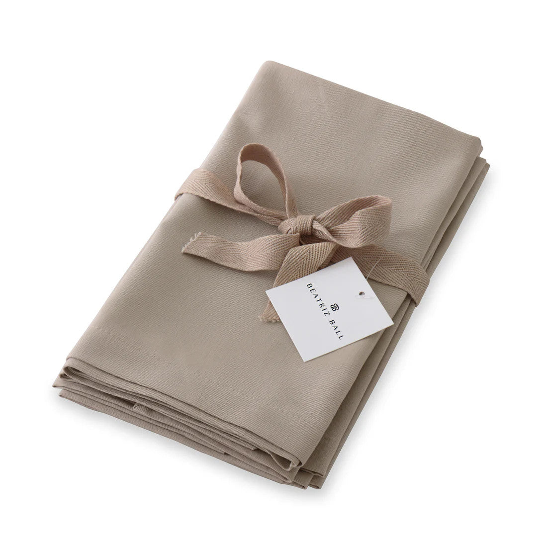 VIDA Easy Peasy Napkins Set of 4 (Taupe)