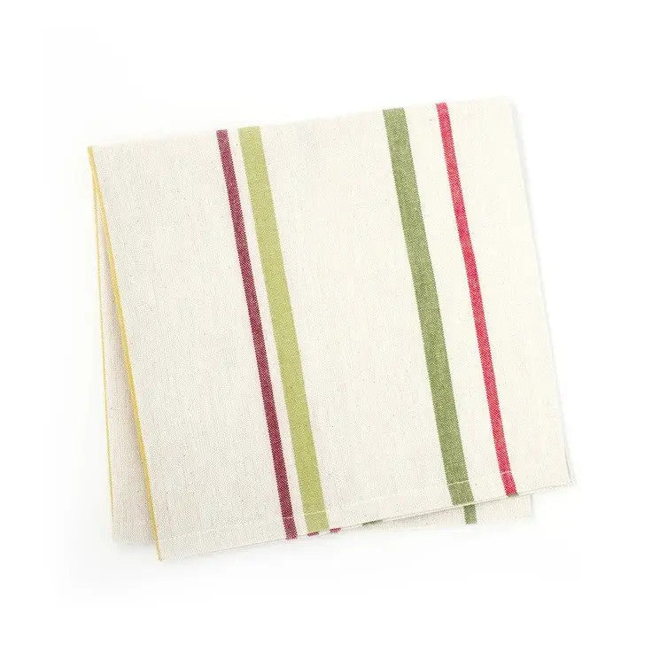 Holiday Striped Cloth Napkin - Set of 4