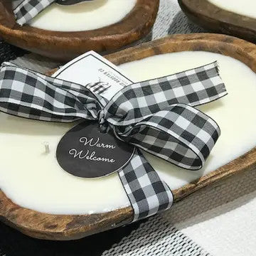 Natural Dough Bowl Soy Candle, Apple Orchards (Apple Cider)