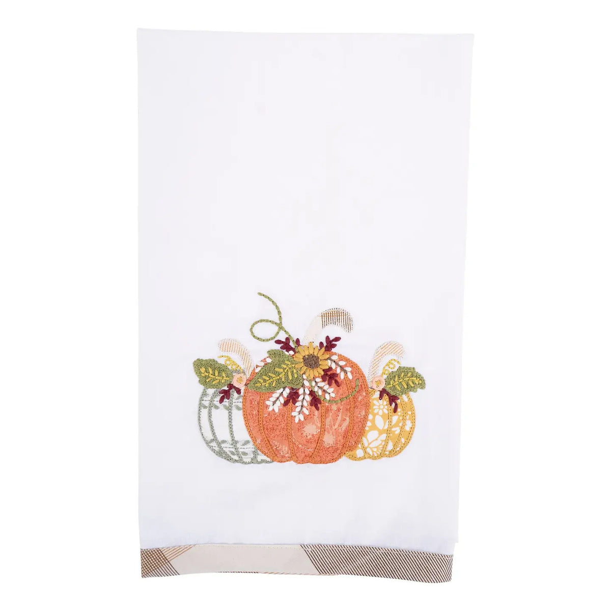 Happy Harvest Pumpkin Trio Tea Towel*