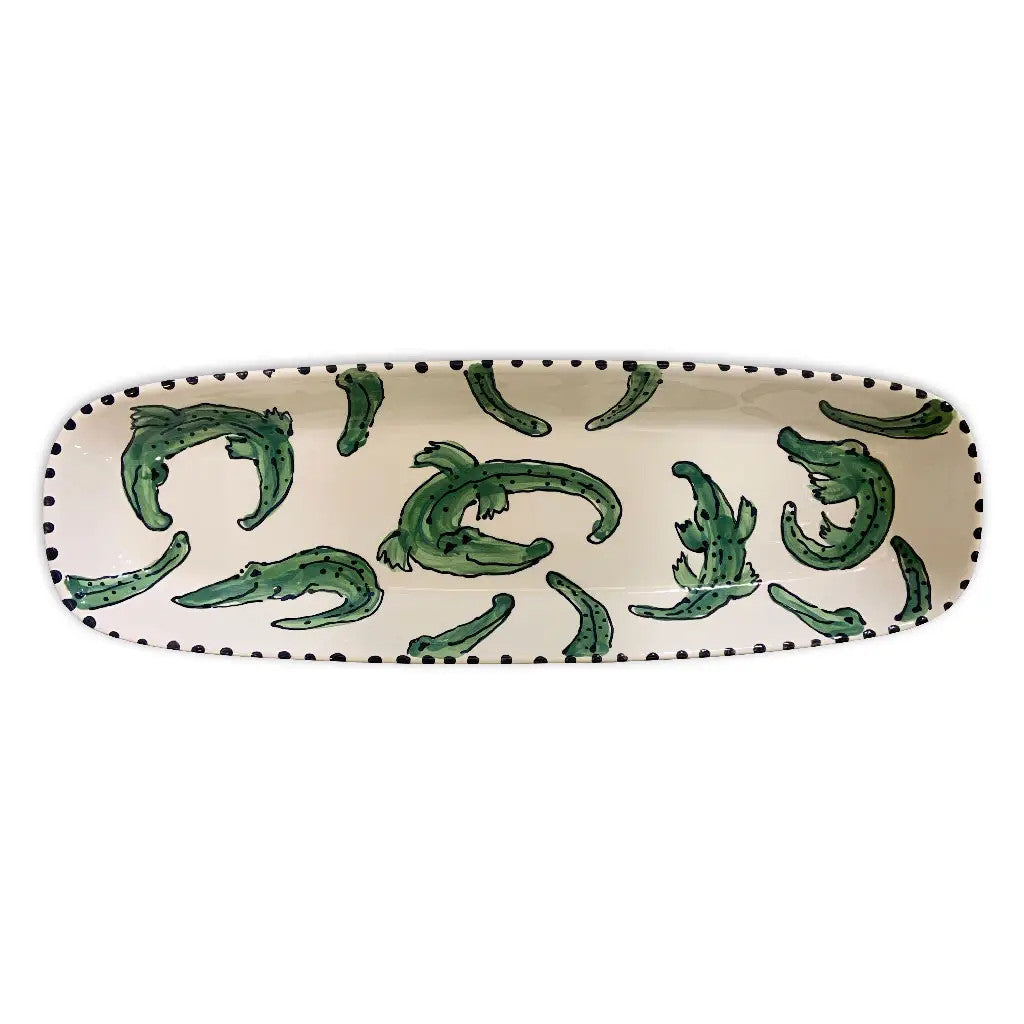 Alligator Bread Tray