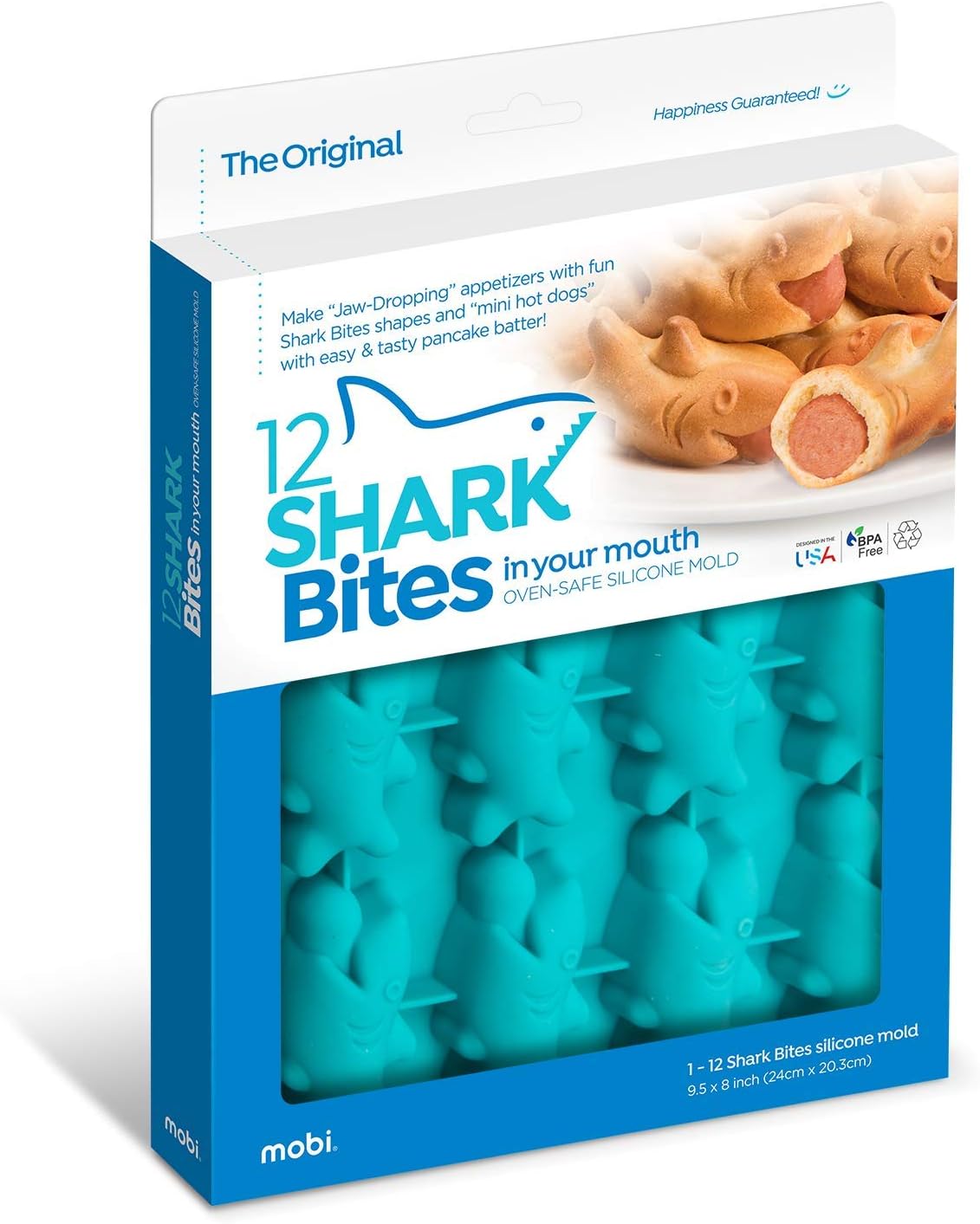 12 Shark Bites, Silicone Mold