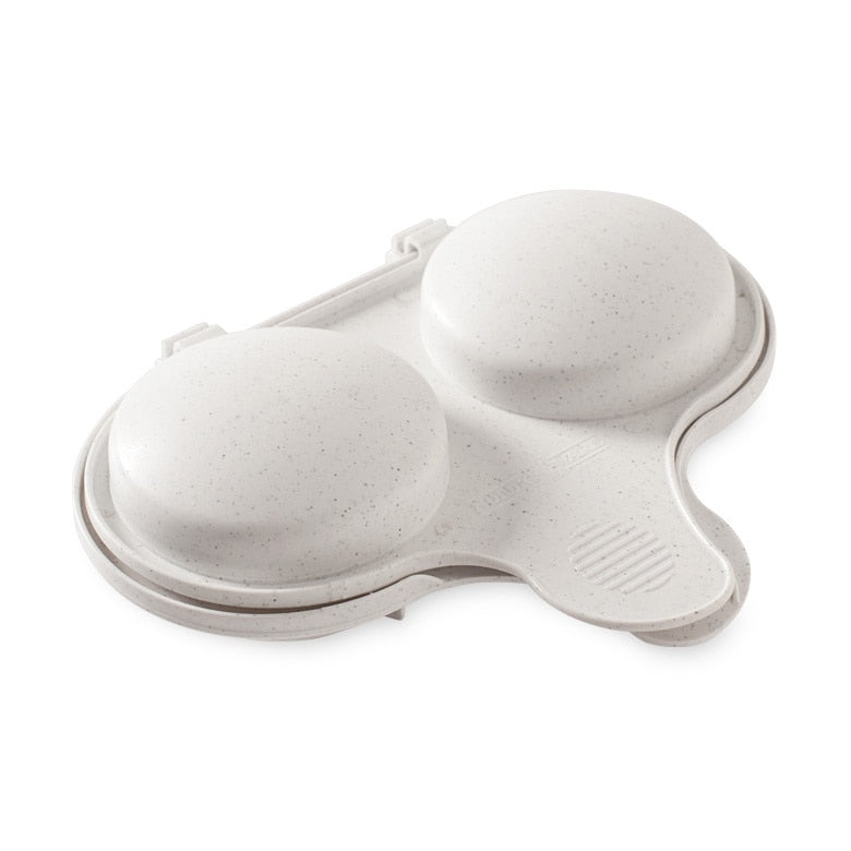 Microwaveable 2 Cup Egg Poacher