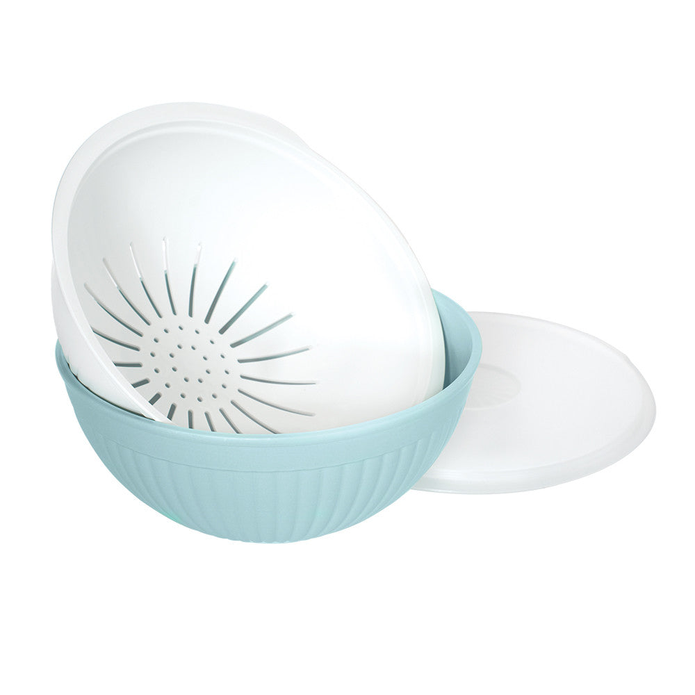 3-in-1 Colander, Steamer, and Bowl Set