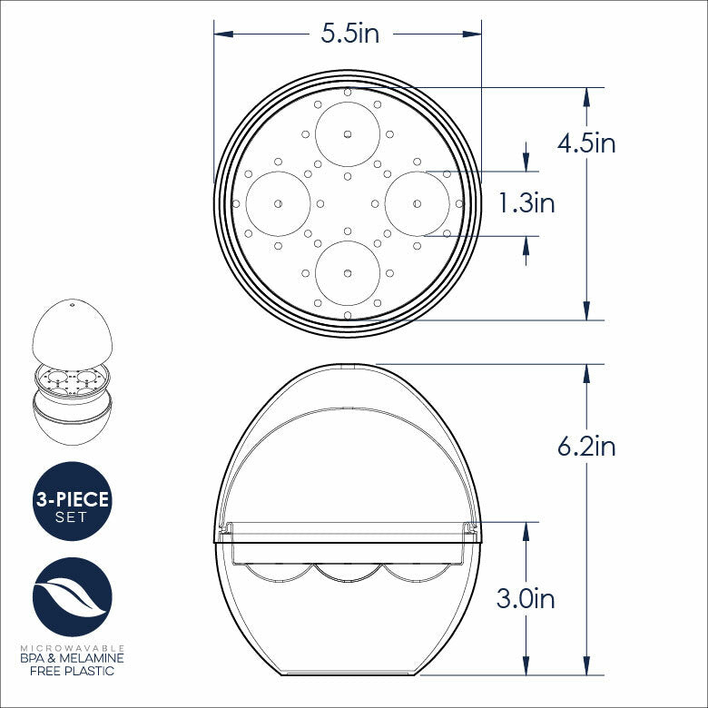 Microwaveable Egg Boiler