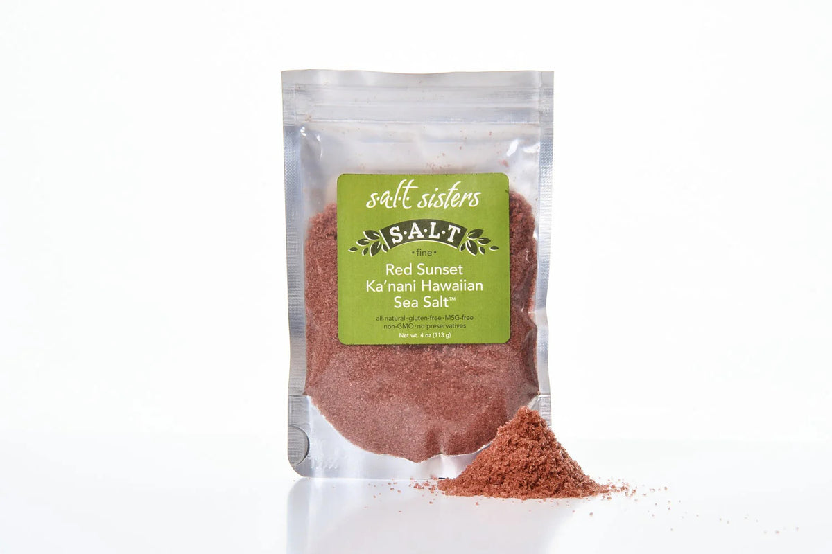 Red Sunset Ka'nani Hawaiian Sea Salt 4oz
